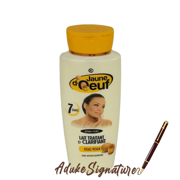 jaune d’oeuf treating and clarifying egg yolk lotion.500ml Aduke