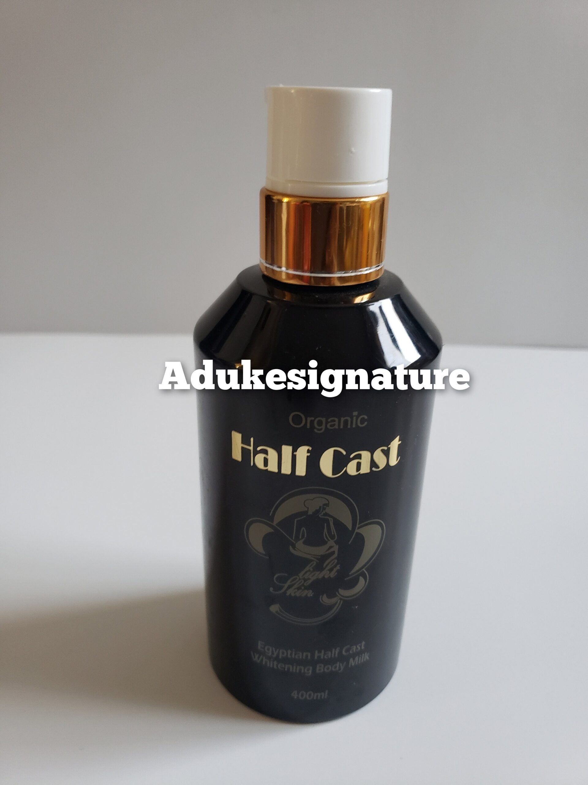 Organic egyptian half cast whitening body milk.400ml Aduke Signature