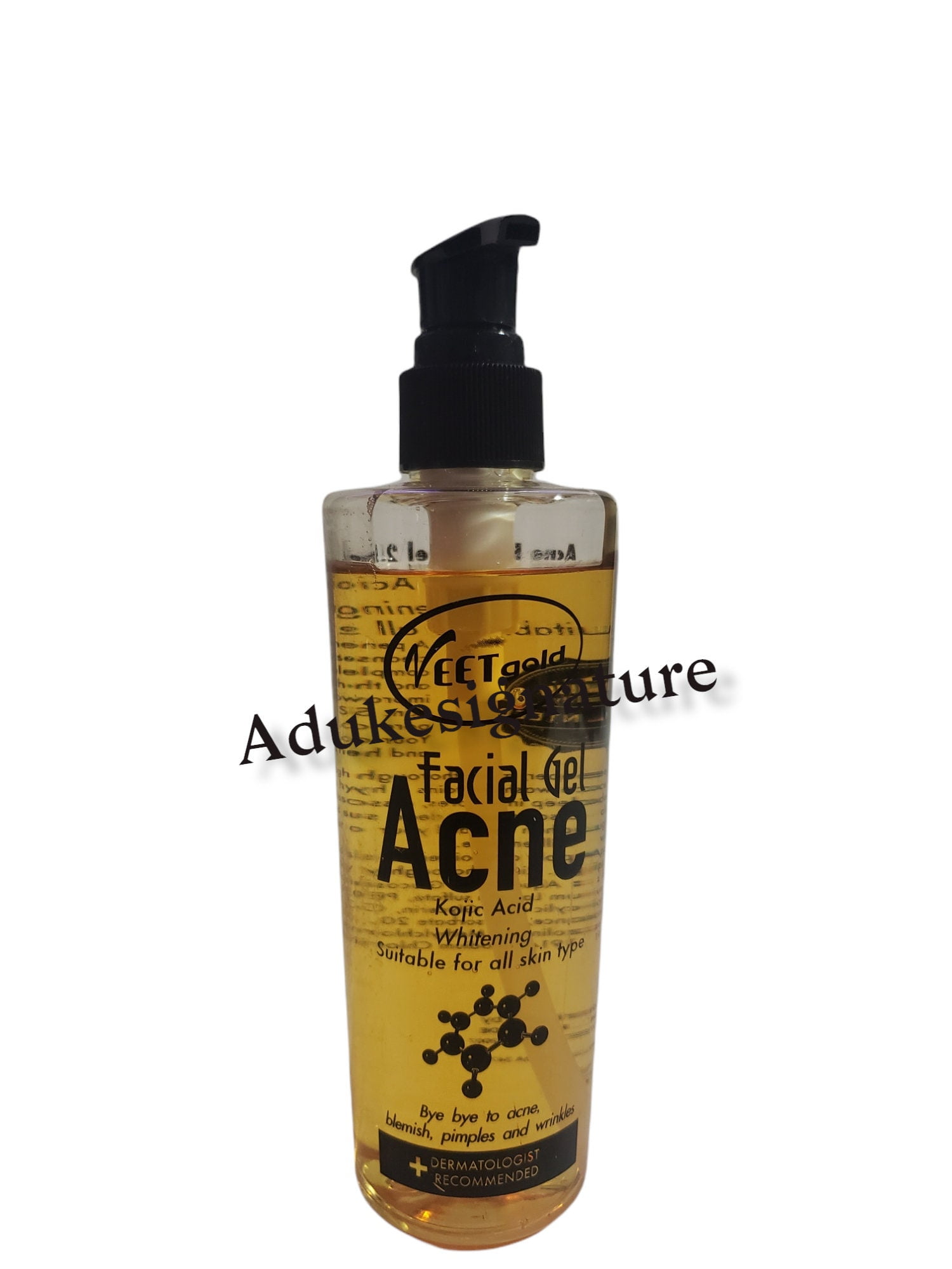Veet gold acne facial gel Aduke Signature