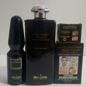 abebi white gluta black 5xl set 4pcs
