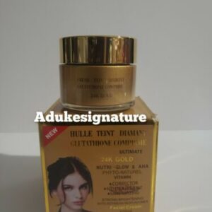 glutathione comprime 24k gold Aha face cream.