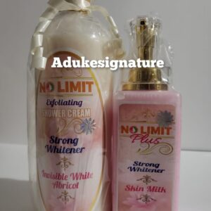 no limit plus body milk and shower cream