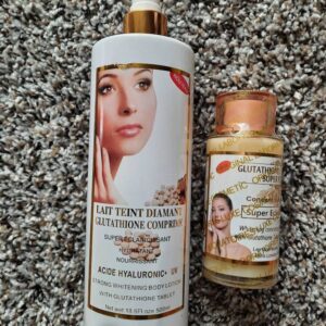 glutathione comprime lotion 500ml, serum