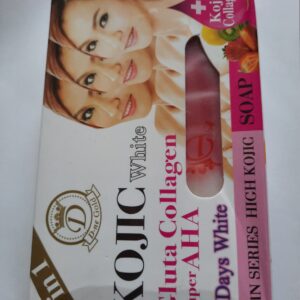 Kojic gluta Collagen AHA soap