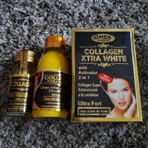 Collagen xtra white whitening serum with activator(2 in 1 pack)