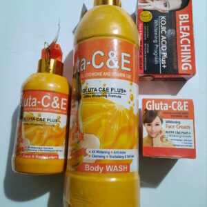 gluta c and e body care set 4 in 1