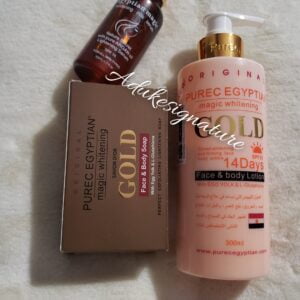 egyptian magic gold lotion, milk serum,bar