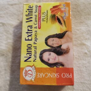 Nano natural papaya carrot soap 160g