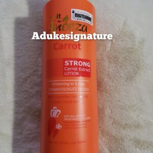Aneeza carrot lotion 5days action