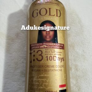 Pure egyptian magic whitening gold injection 3 in 1 10days action shower cream