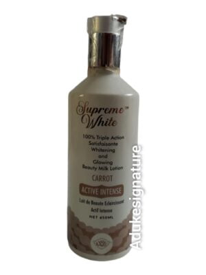 supreme white active intense body lotion
