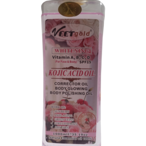 Veet gold kojic corrector oil. Spf 25